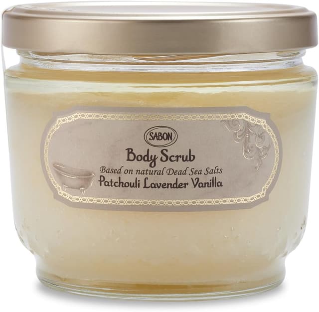 SABON ボディスクラブ パチュリ・ラベンダー・バニラ